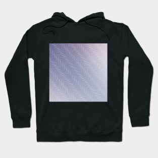 grey gradient wave pattern Hoodie